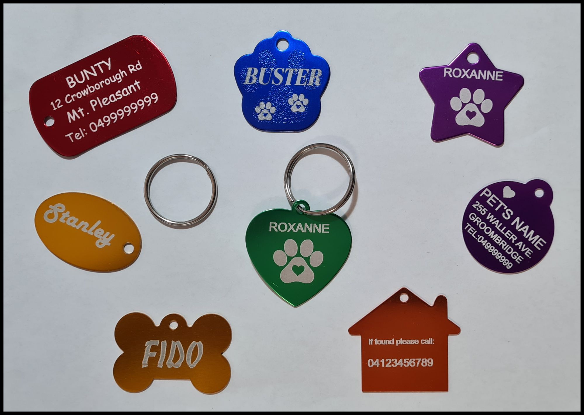 Personalised Pet ID Tags Perth